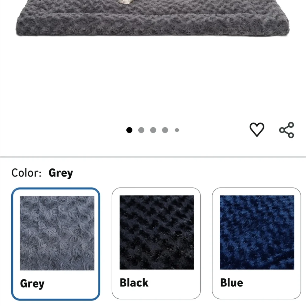 Plush Gray Dog Bed for Ultimate Comfort